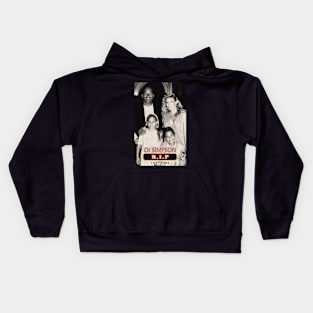 OJ Simpson 4 and family Kids Hoodie